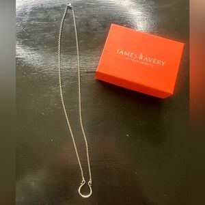 James Avery Sterling Silver Changeable Charm Necklace
